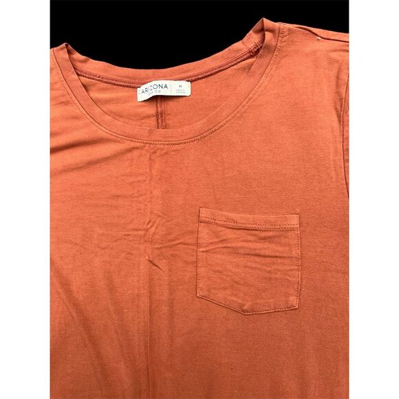 Arizona Jean Co Women's Orange T-Shirt Dress Size M - Picture 3 of 4